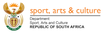 Sponsors - Department of Sports, Arts and Culture